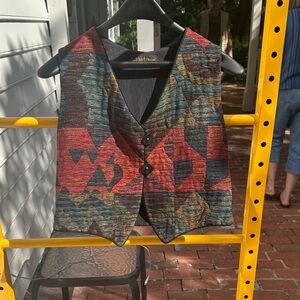 Colorful Geometric Women's Vest